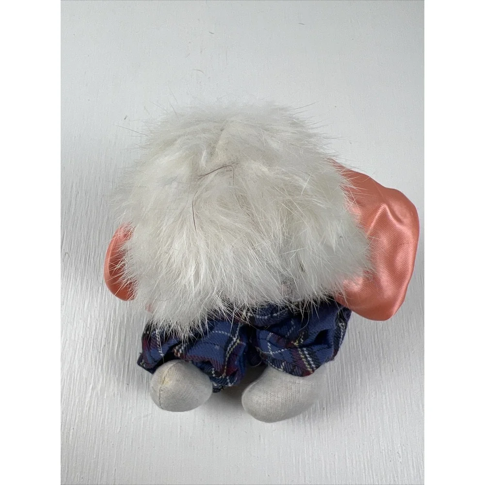 Porcelain‎ Clown Weighted Shelf Sitter Fabric Body Painted Vintage 8 inches